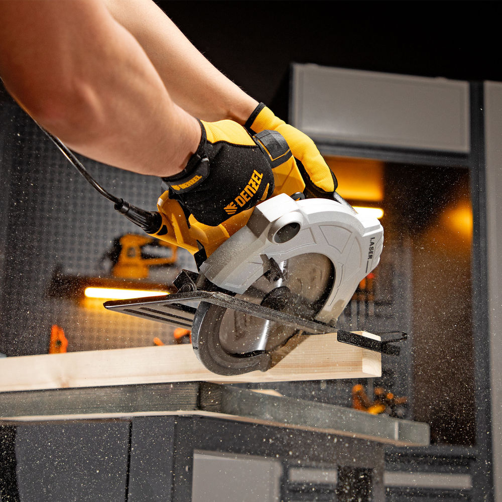 Пила циркулярная CS-210, 1800 Вт, 210 мм Denzel (27305)