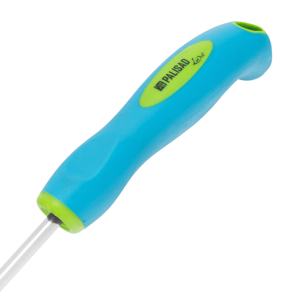 Рыхлитель 3 - зубый, 80 х 310 мм, нержавеющая сталь, двухкомпонентная рукоятка, Premium Plus, Palisad (62054)