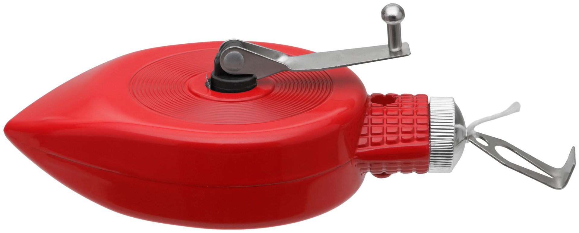 Шнур малярный отбойный, металлический корпус, в блистере 30 м, красный (04603)