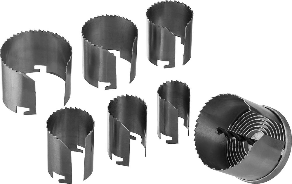 Пила кольцевая наборная по дереву 7 шт, (26-32-38-45-50-56-64 х 42 мм) STAYER 2956-2