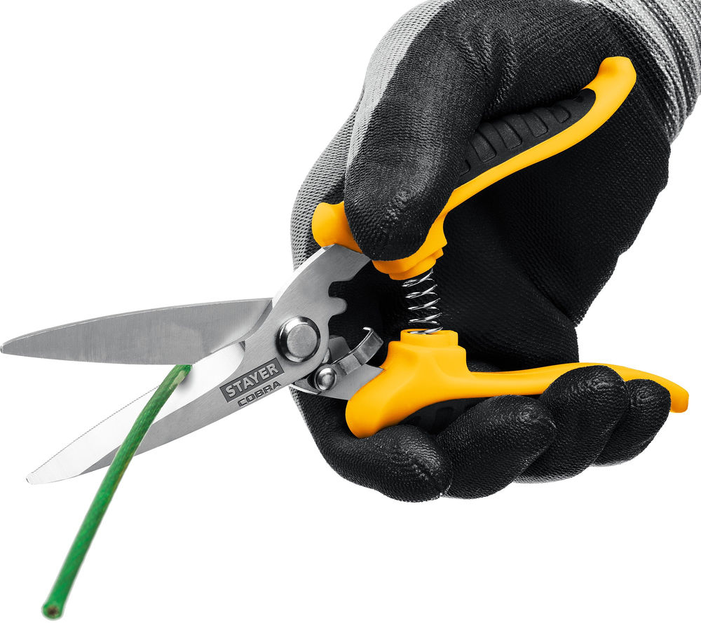 Ножницы технические универсальные COBRA, 200 мм STAYER Professional 23227