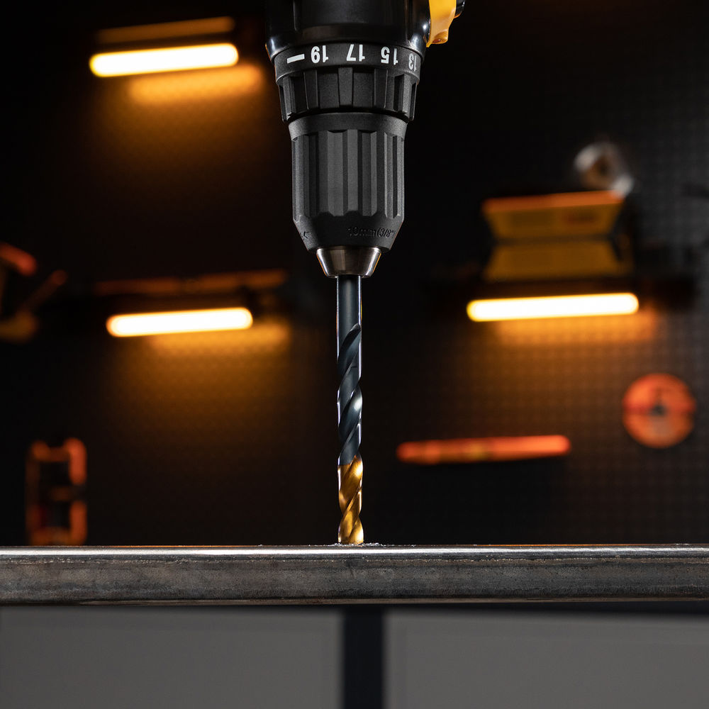 Сверло по металлу, 9 мм, HSS-Tin, Golden Tip, 8 шт. Denzel (717221)