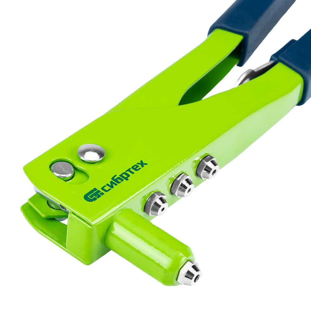 Заклепочник 260 мм, заклепки 2.4-3.2-4.0-4.8 мм Сибртех (40541)