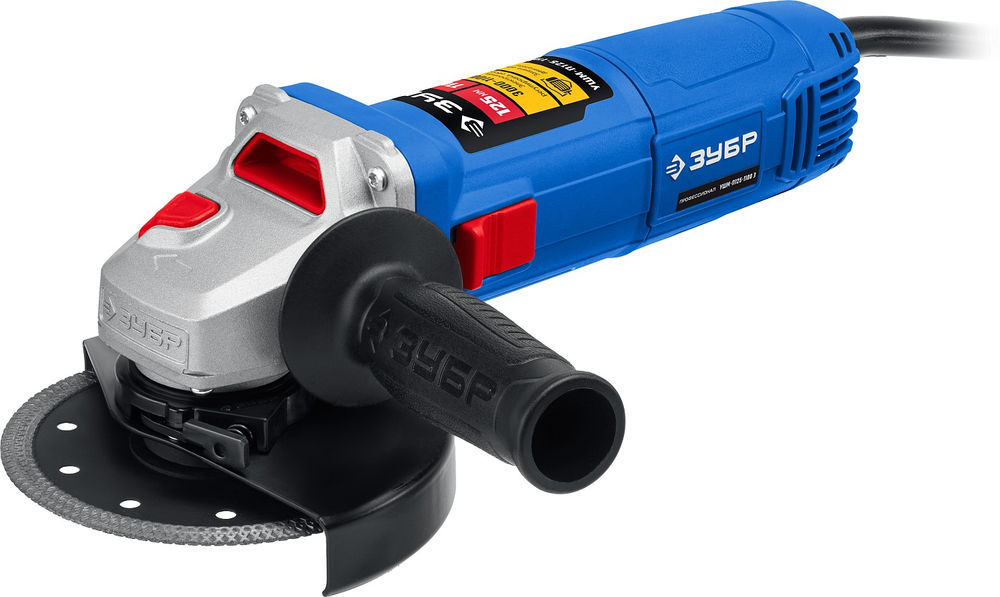 УШМ 1100 Вт d125 мм регулировка оборотов Профессионал ЗУБР УШМ-П125-1100 Э