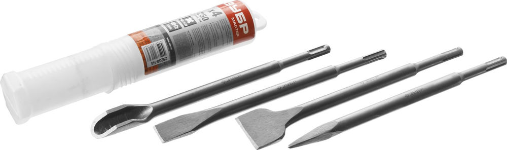 Набор зубил 4 шт, 250 мм, SDS-Plus ЗУБР 29230-H4  