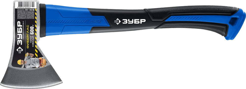 Кованый топор с чехлом 600/900 г 380 мм Профессионал ЗУБР Фибергласс Плюс 2061-06D