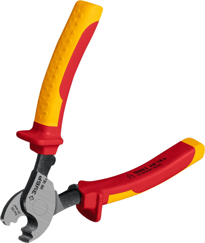 Кабелерез диэлектрический НК-16В, d 9 мм, 165 мм, 1000 В ЗУБР Профессионал 23344-16V