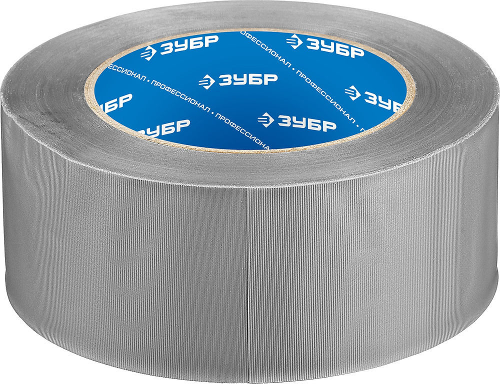 Лента клейкая ПВХ универсальная 50 мм, 50 м, серая Профессионал Рефил ЗУБР 12075-50-50