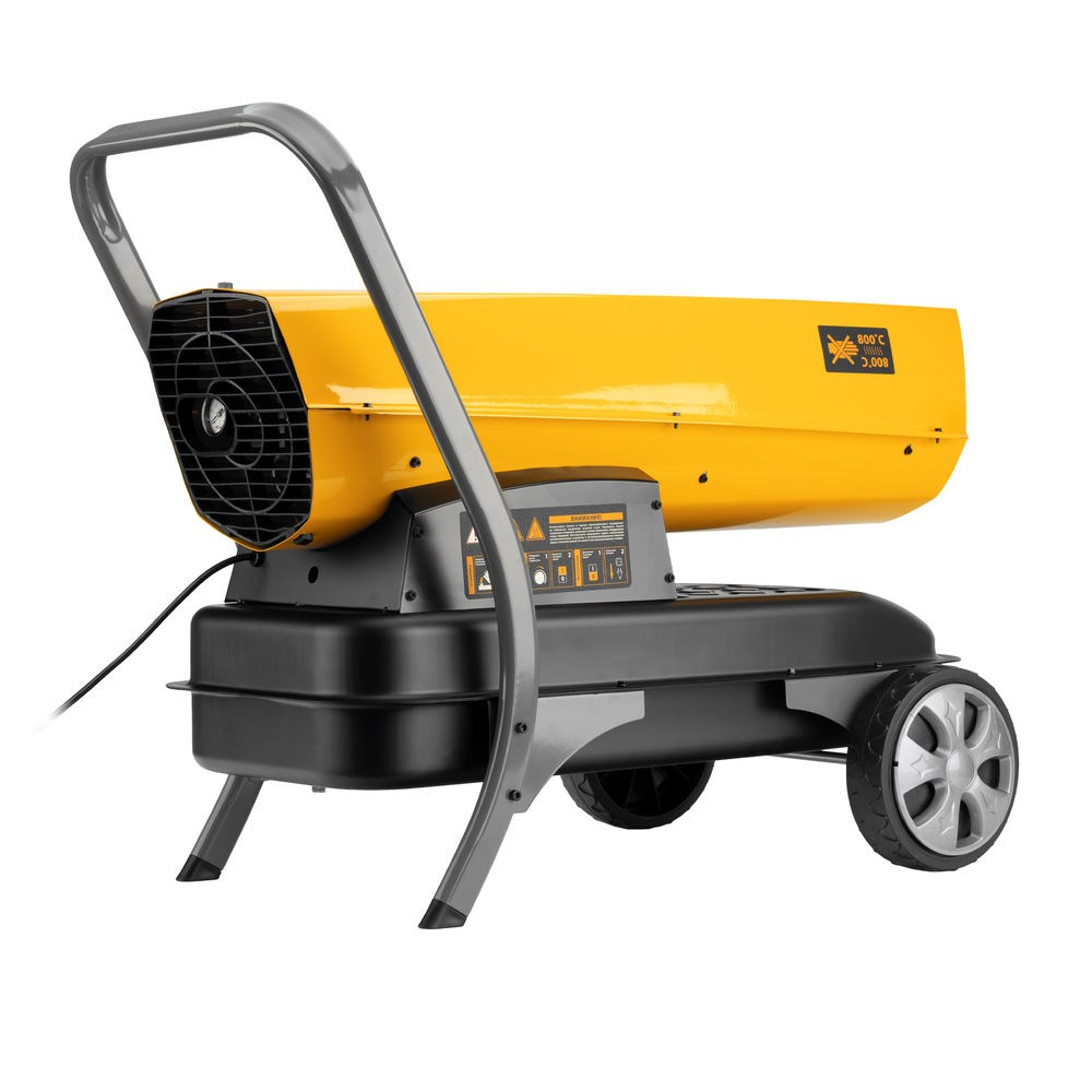 Дизельная тепловая пушка DHG-45i, 45 кВт, 1000 м3/ч, прямой нагрев, электронный термостат Denzel (96485)