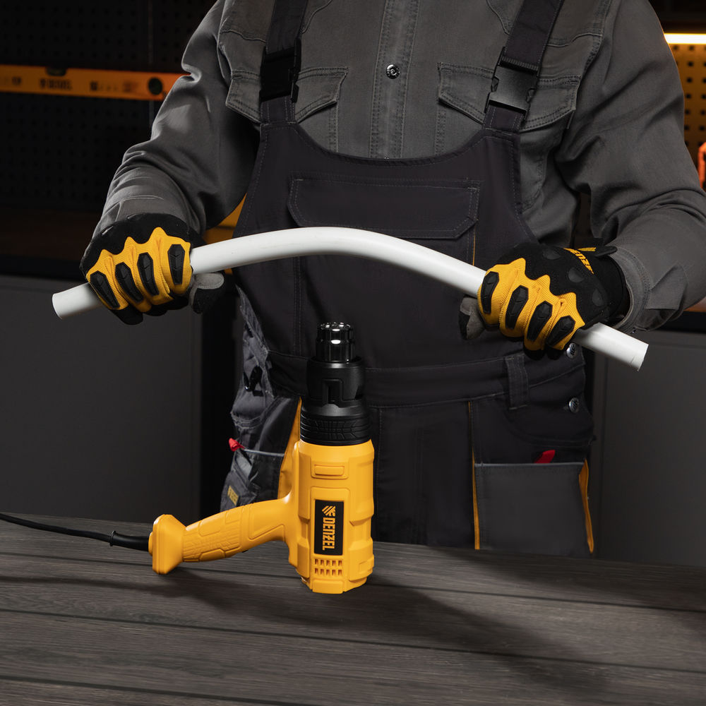 Фен технический HG-1800, 1800 Вт, 3 режима Denzel (28001)