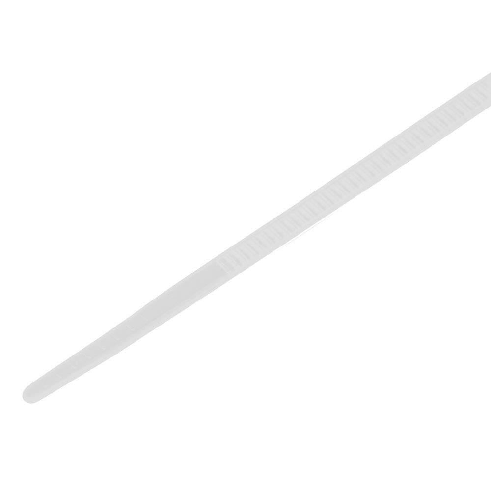 Хомуты, 200 x 4.8 мм, пластиковые, белые, 100 шт Сибртех (45534)