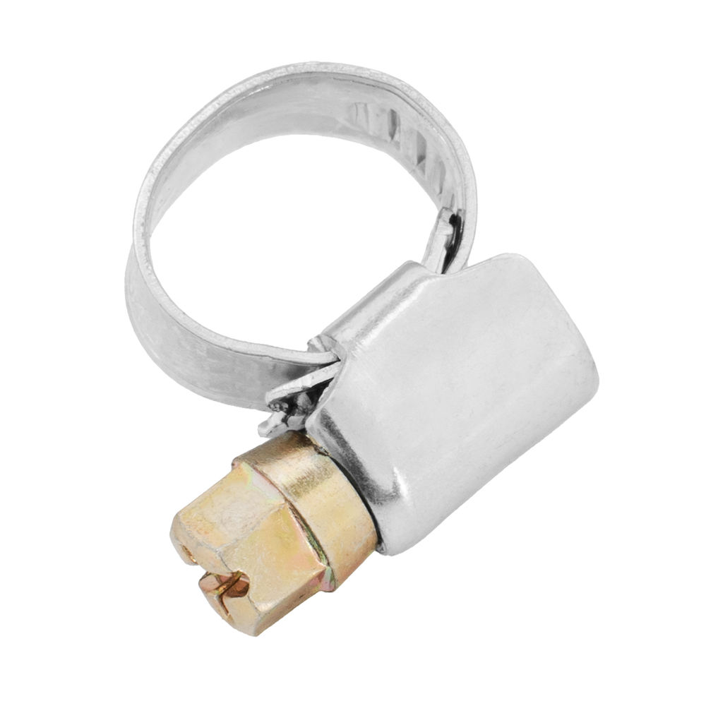 Хомуты металлические, Стандартное болтовое крепление 8-12 мм, 100 штук в упаковке, ширина 9 мм Сибртех (47555)