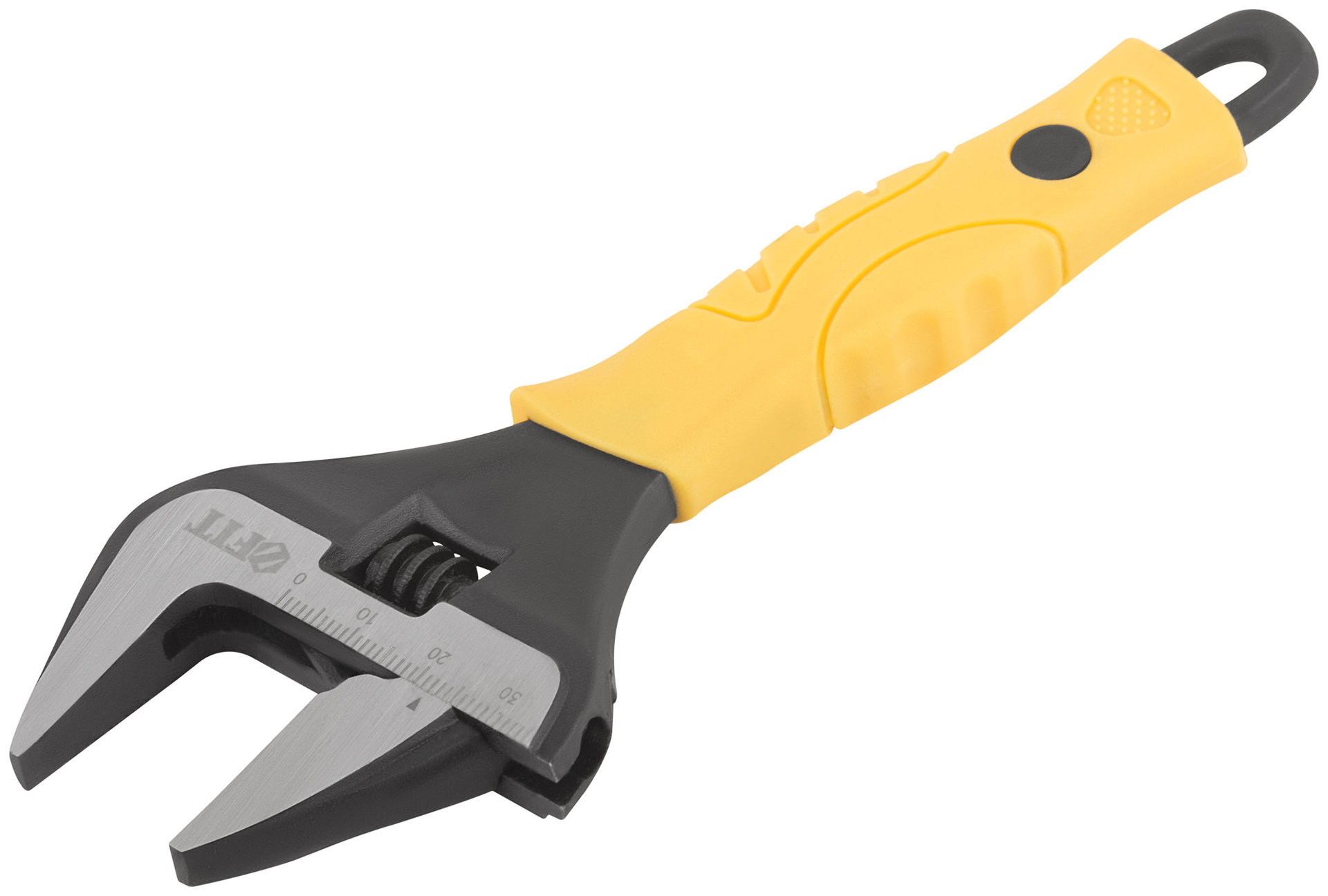 Ключ разводной Эталон, CrV, узкие губки, шкала, экстра увелич.захват, прорезин.ручка 150 мм ( 34 мм )