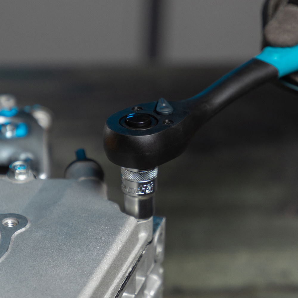 Ключ-трещотка 1/2, CrV, 72 зуба, с быстрым сбросом Gross