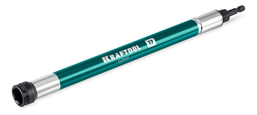 Длинная ударная бита с торцовой головкой GIRAF, 17 мм (М10), 285 мм KRAFTOOL 26197-17