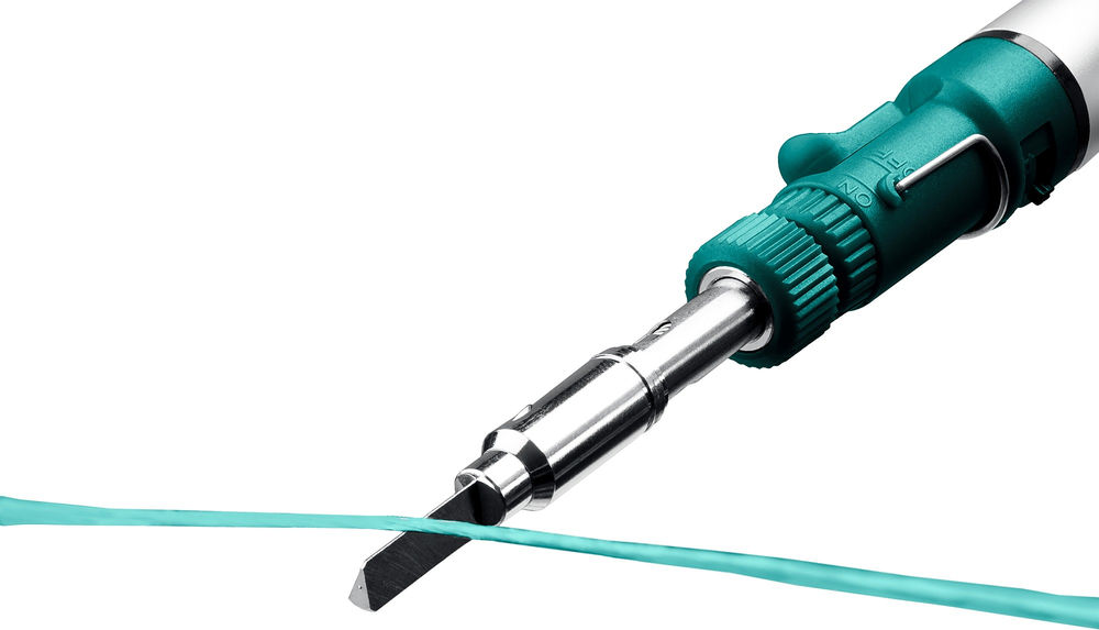 Газовый паяльник SolderGas, 70 A, 30–70 Вт, 1300°С, горелка, фен, набор 3 в 1 KRAFTOOL 55504-H3