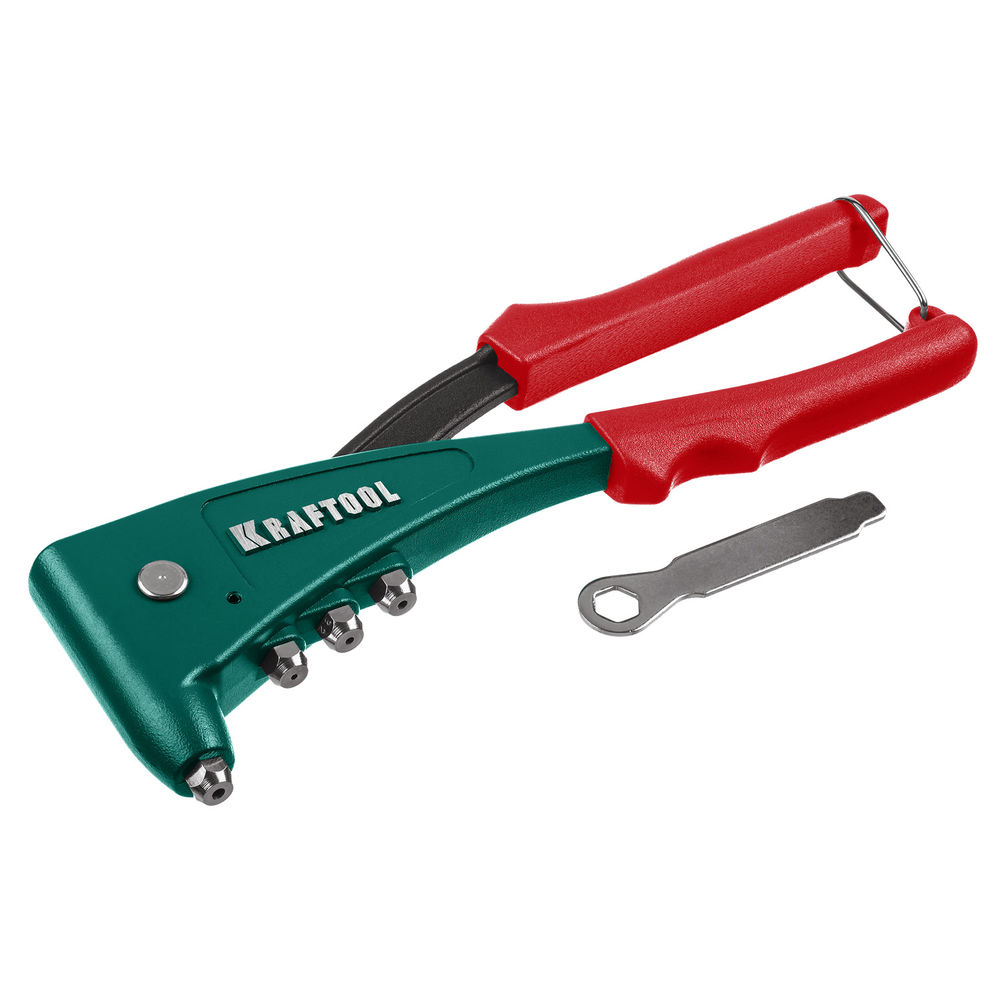 Литой заклепочник X-5F, 2.4–4.8 мм, удержание заклепки, в кейсе KRAFTOOL 31173-H6_z01