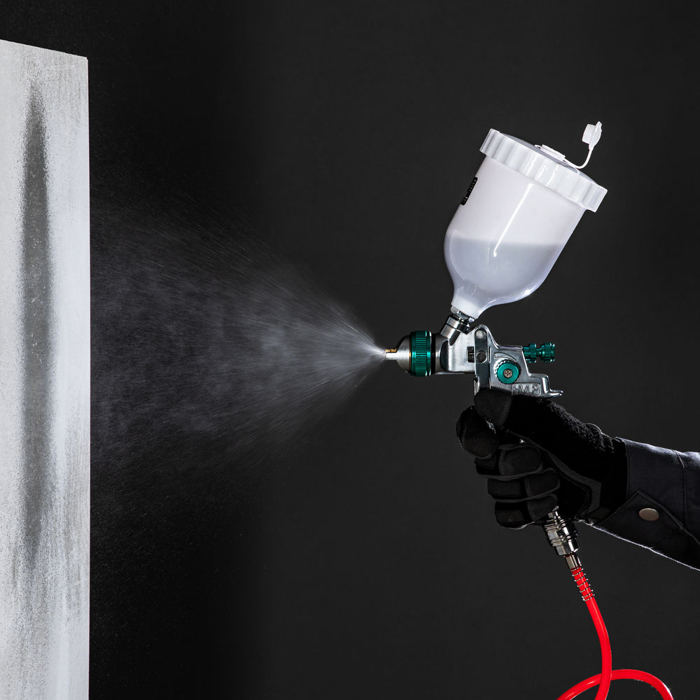 Краскораспылитель AG 801 HVLP, гравитационный, сопло 1.5 мм и 1.8 мм Stels (57360)