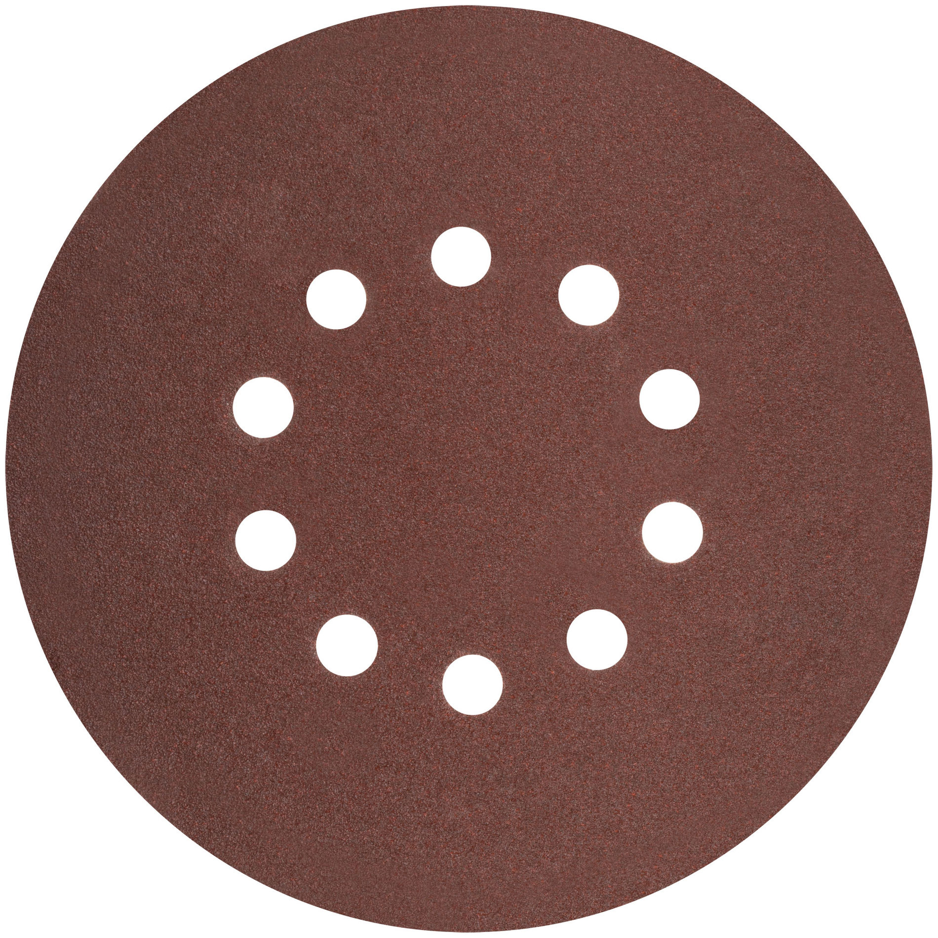 Круги шлифовальные с отверстиями (липучка), алюминий-оксидные, 225 мм, 5 шт. Р 60 (39893)