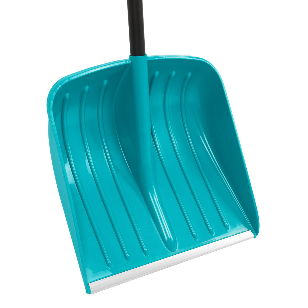 Лопата для уборки снега, полипропилен, 450х450х1355 мм, алюминиевый черенок, усиленная, LUXE Palisad (61678)