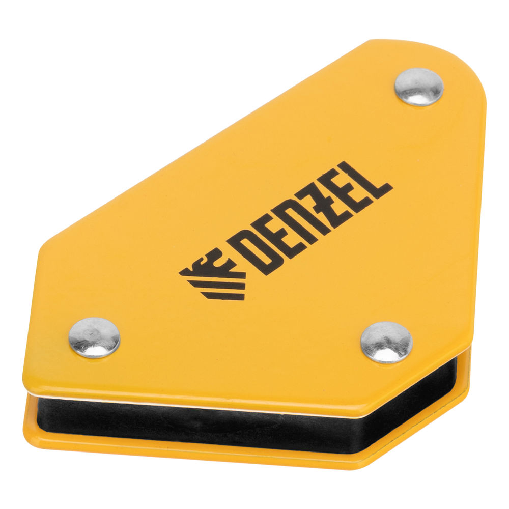 Набор из 2 магнитных сварочных фиксаторов и магнитной клеммы масса Denzel (97557)