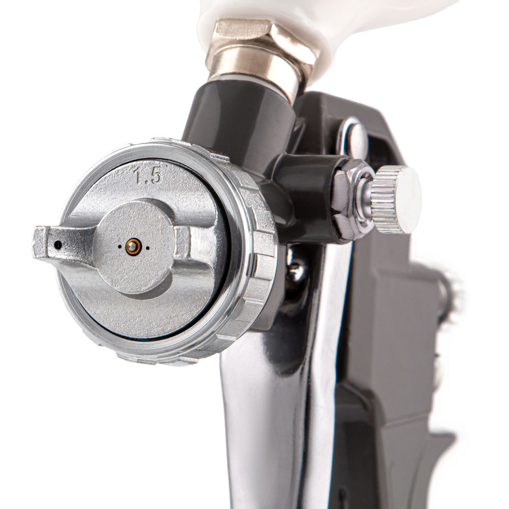 Набор пневмоинструмента, 5 предметов, быстросъемное соединение, краскораспылитель с верхним бачком Matrix (57304)