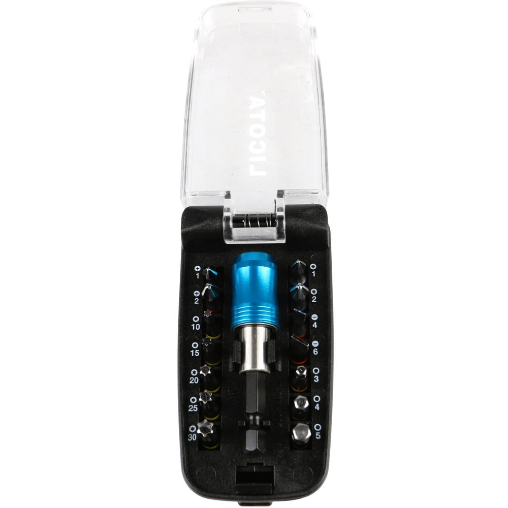 Набор торсионных бит 1/4 с магнитным держателем 15 пр., Licota, ABD-BCRK01