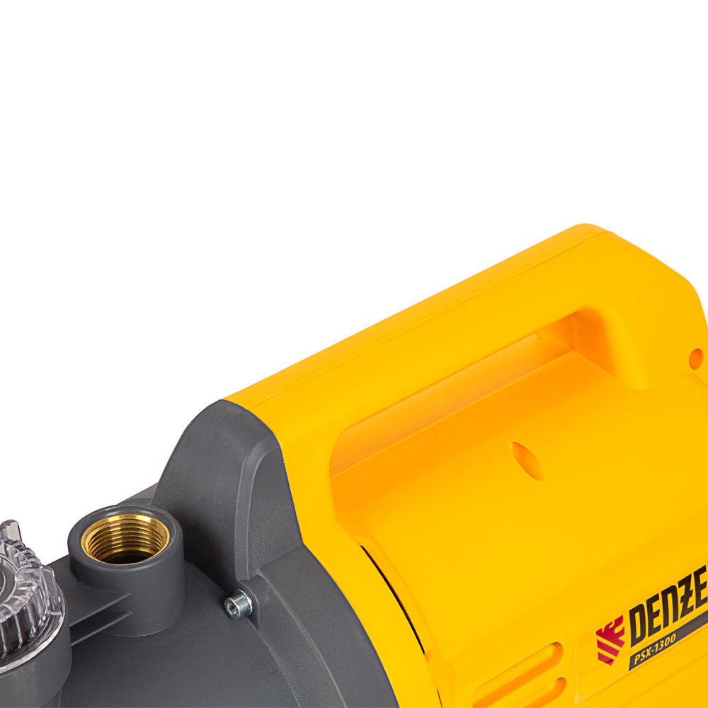 Насосная станция PSХ1300, Х-Pro, 1300 Вт, 4500 л/ч, ресивер 24 л, подъем 48 м Denzel (97213)