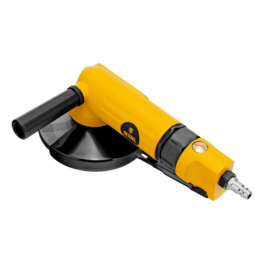 Пневматическая углошлифовальная машина AG125, 11000 об/мин, 125 мм, 186 л/мин Denzel (57477)