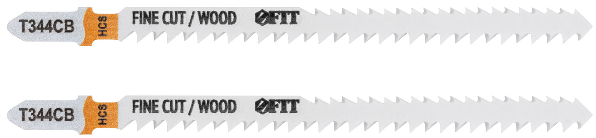 Полотна по дереву двусторонние, HCS, шлифованные под свободным углом зубья, 116/90 мм (T344CB), 2 шт. (40960)