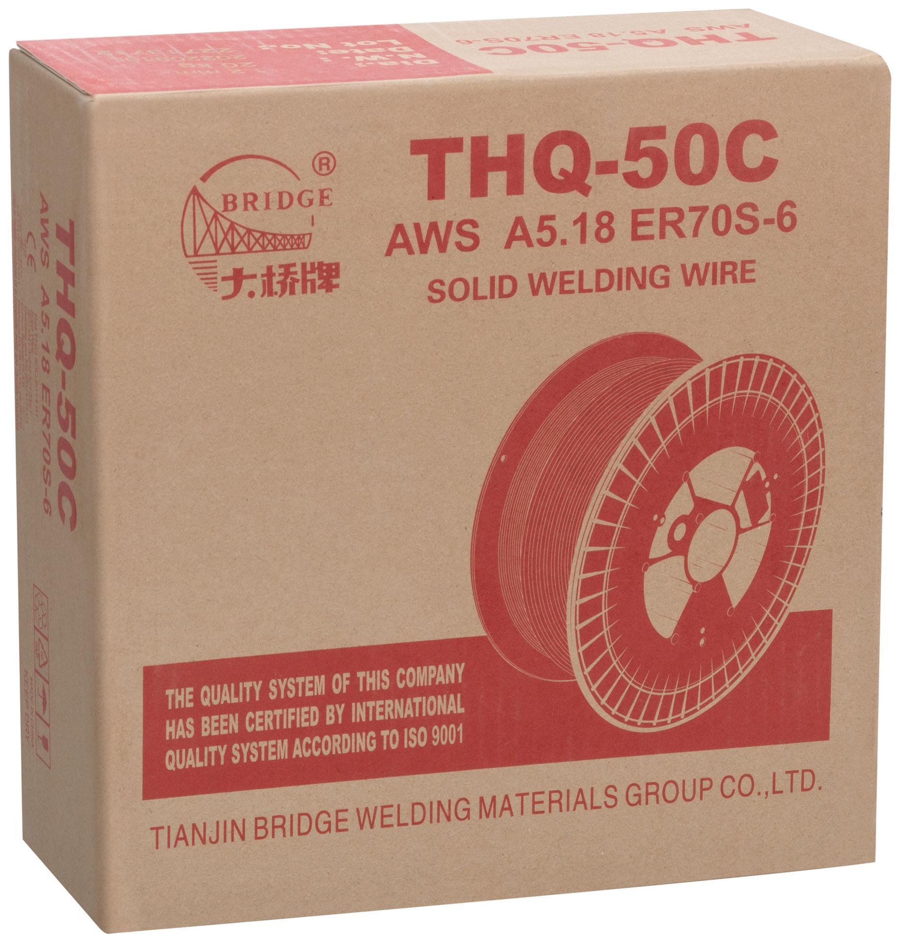 Проволока сварочная омедненная THQ-50C Bridge 1,2 мм (катушка 20 кг) (81754)