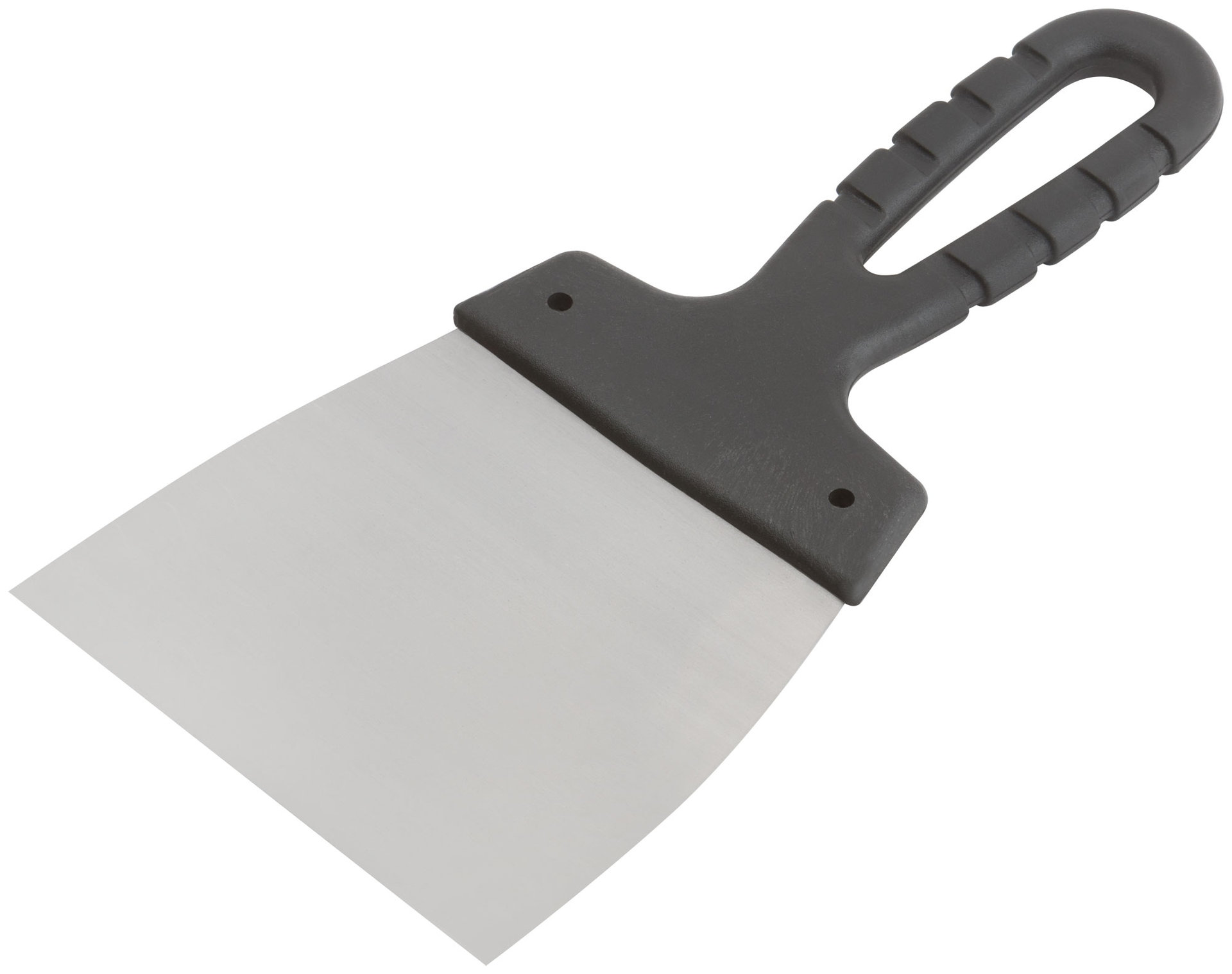 Шпатель, лезвие нержавеющая сталь, пластиковая ручка 100 мм (06564М)