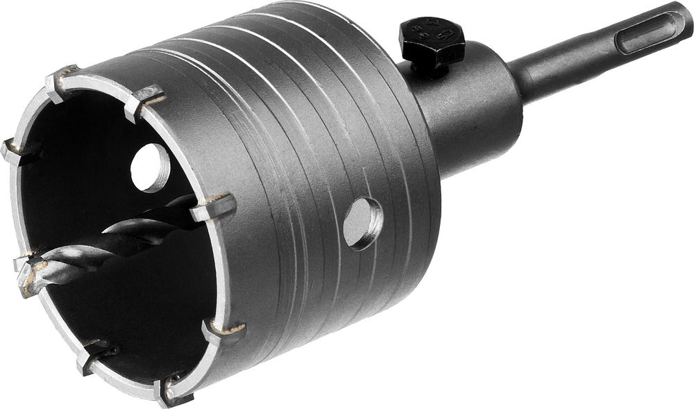 Коронка по бетону с оснасткой SDS - Plus 8Т 65 мм СИБИН 29216-65