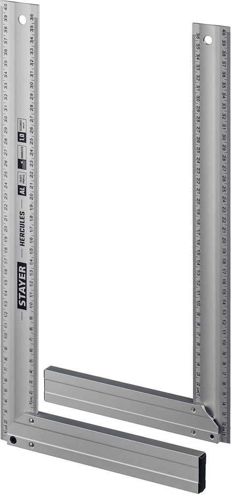 Угольник столярный 400 мм, жесткий STAYER Professional 3432-40