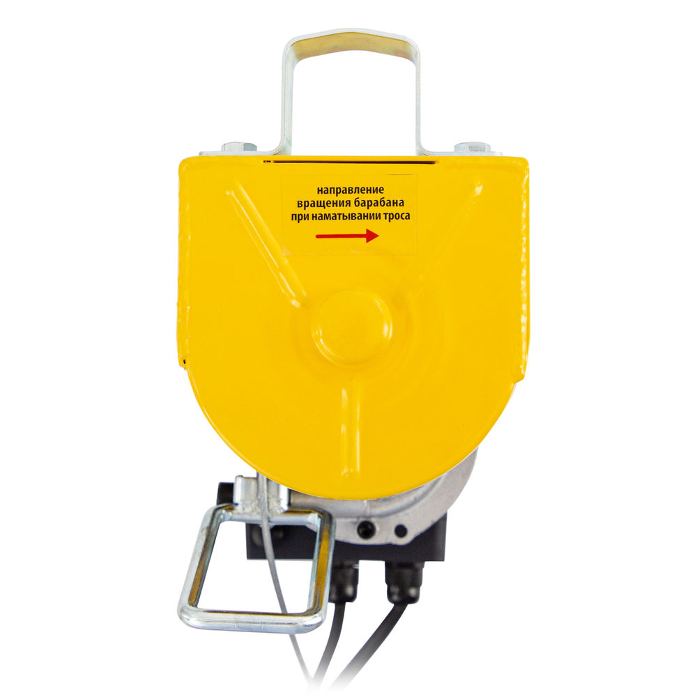 Тельфер электрический TF-500, 0.5 т, 1020 Вт, высота 12 м, 10 м/мин Denzel (52012)