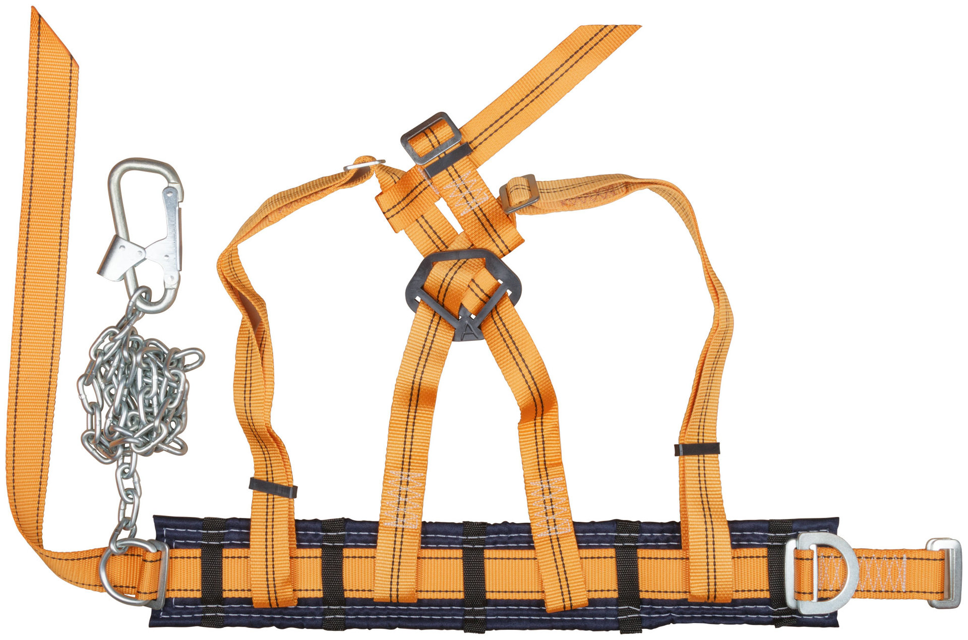 Удерживающая привязь с наплечными лямками УП-2ДГ ( цепь ) (12575)