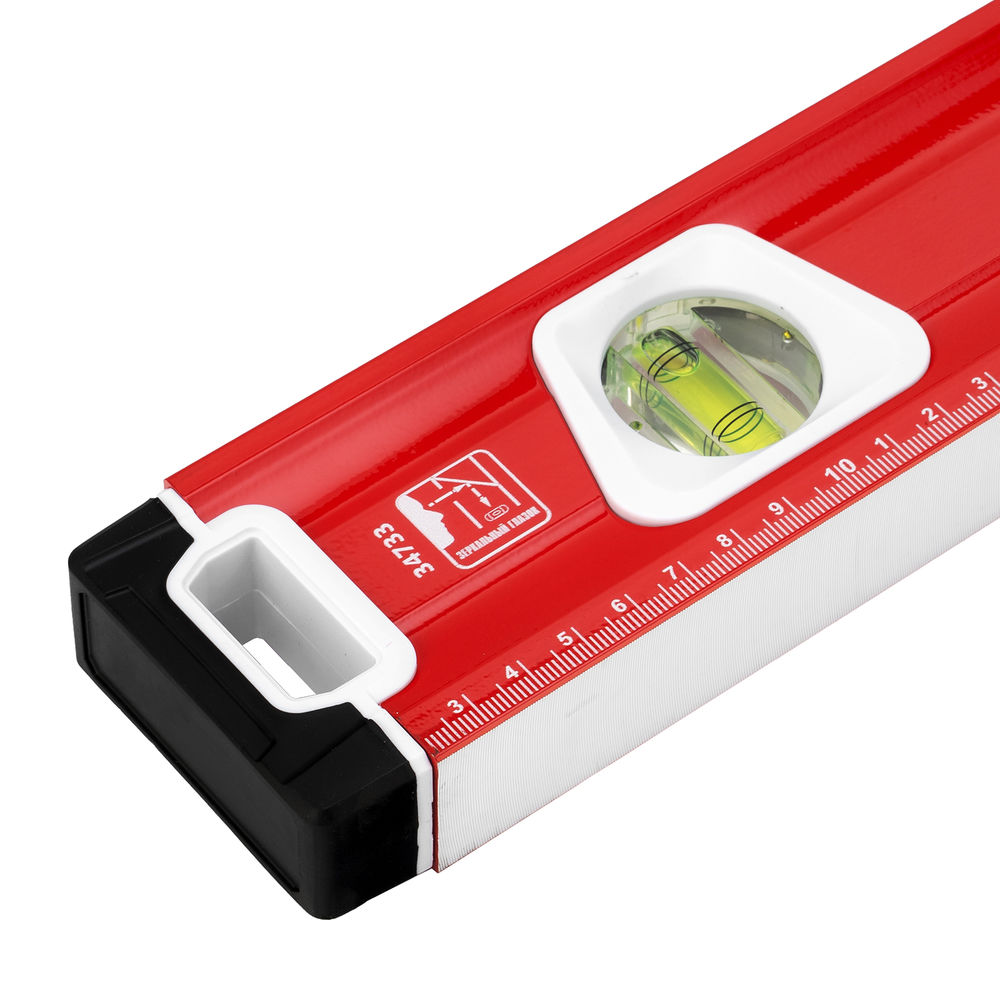 Уровень алюминиевый, магнит, фрезерованный, 3 глазка (1 зеркальный) двухкомпонентные рукоятки, 1000 мм Matrix (34733)