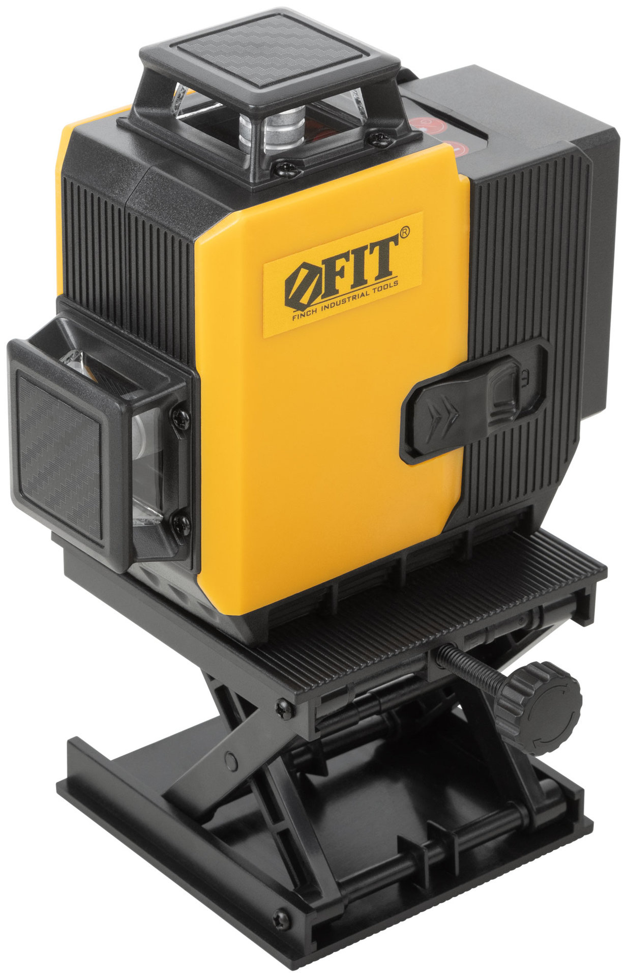 Уровень лазерный самоуспокаивающийся аккумуляторный Li-Ion, мультипризменный 3х360°, зеленый луч, диапазон 20 м, кейс (18670)