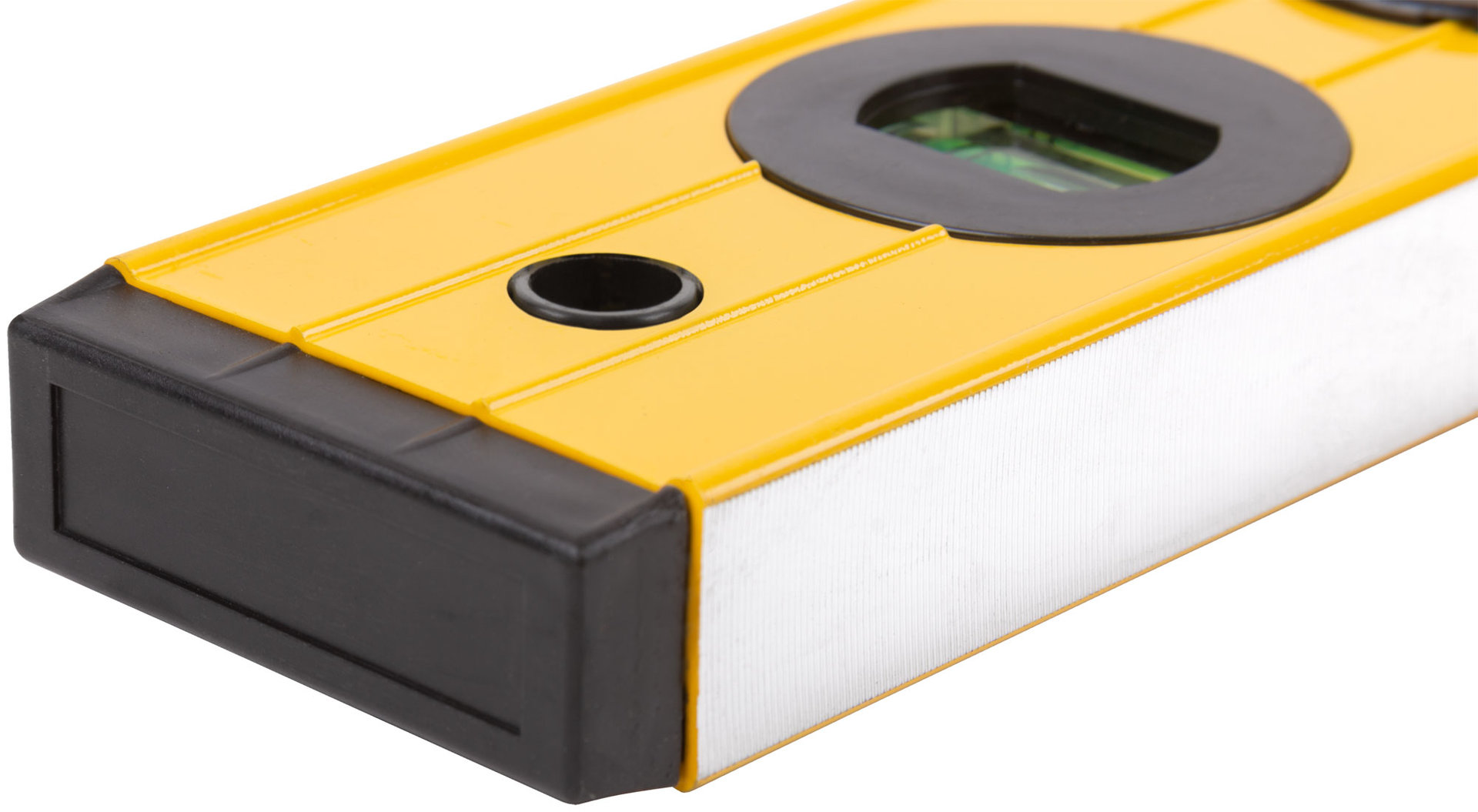 Уровень Янтарь, 3 глазка, ручки, усиленный корпус, фрезер. рабочая грань, шкала 600 мм (18162)