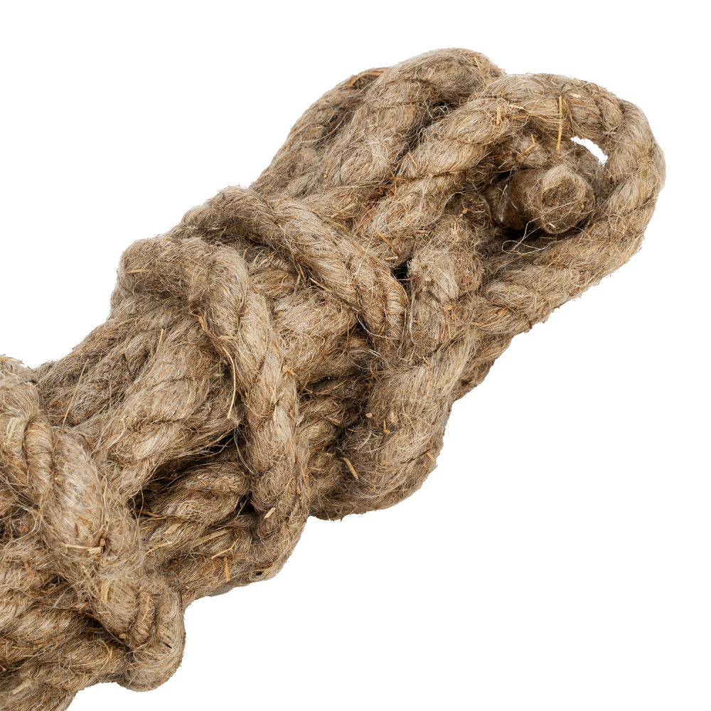 Веревка льнопеньковая, D 10 мм, L 6 м, крученая Сибртех (94011)