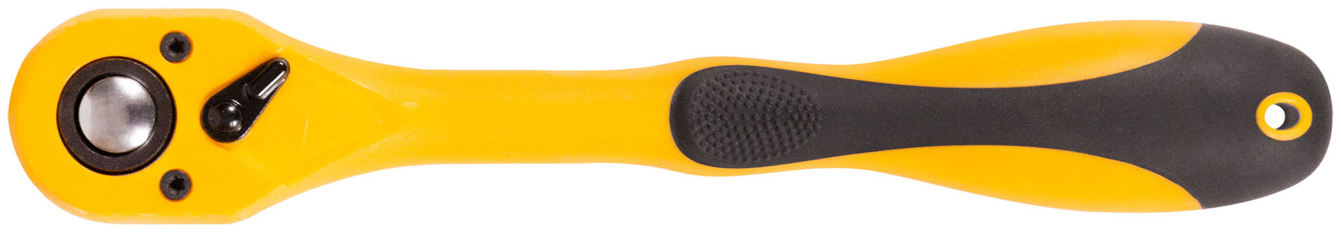 Вороток (трещотка), механизм легированная сталь 40Cr, полностью прорезиненная ручка, 1/2, 72 зубца