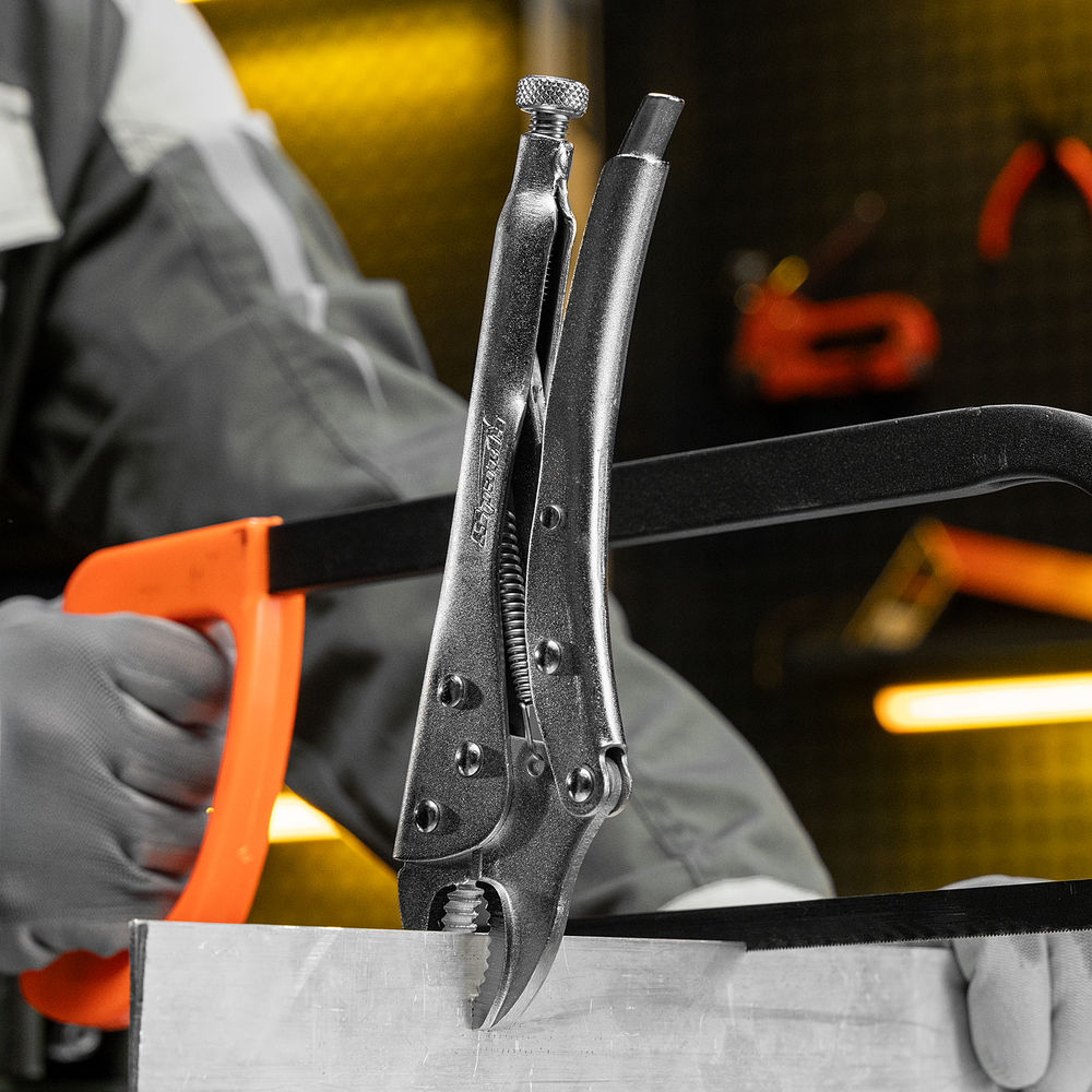 Зажим ручной, 250 мм, полукруглый захват Sparta (184305)