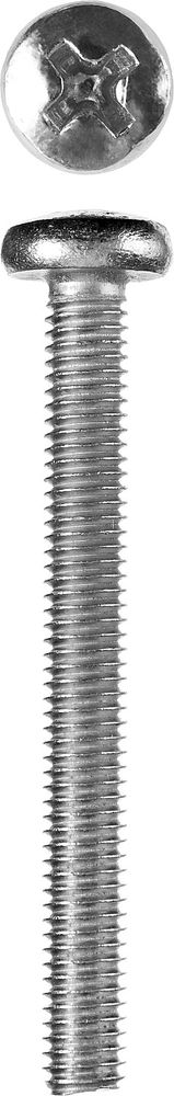 Винт с полусферической головкой M6?55 мм DIN 7985 кл. пр. 4.8 цинк 5 кг ЗУБР 303150-06-055