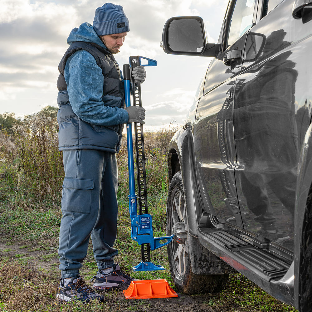 Домкрат реечный профессиональный 3 т, 115-1030 мм. HigH Jack Stels