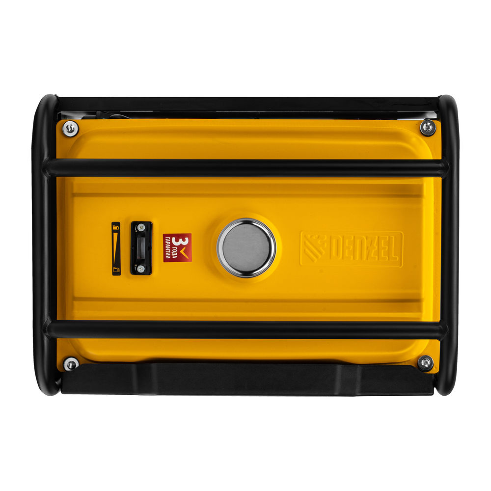 Генератор бензиновый PS 25, 2.5 кВт, 230 В, 15 л, ручной стартер Denzel (946814)