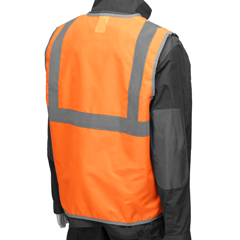 Жилет сигнальный, оранжевый, размер XL Сибртех (89513)