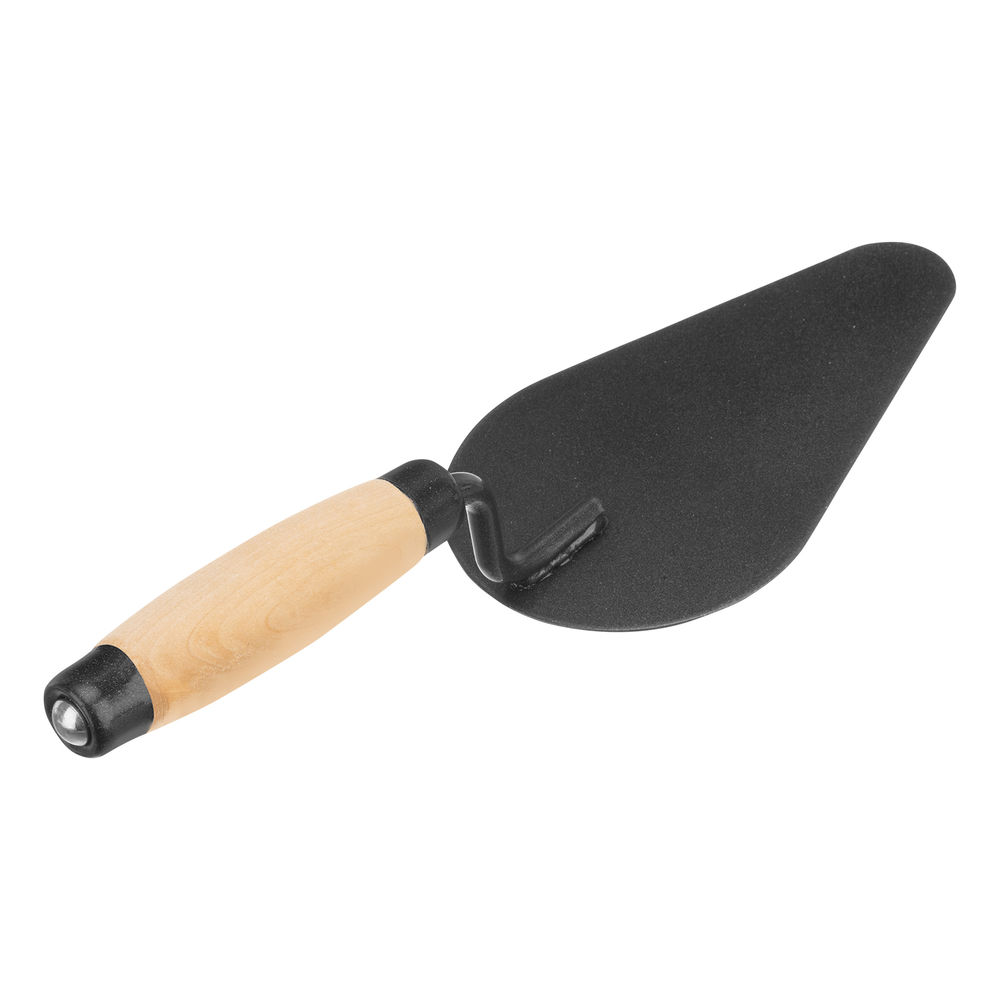 Кельма печника стальная, деревянная усиленная ручка (86222)