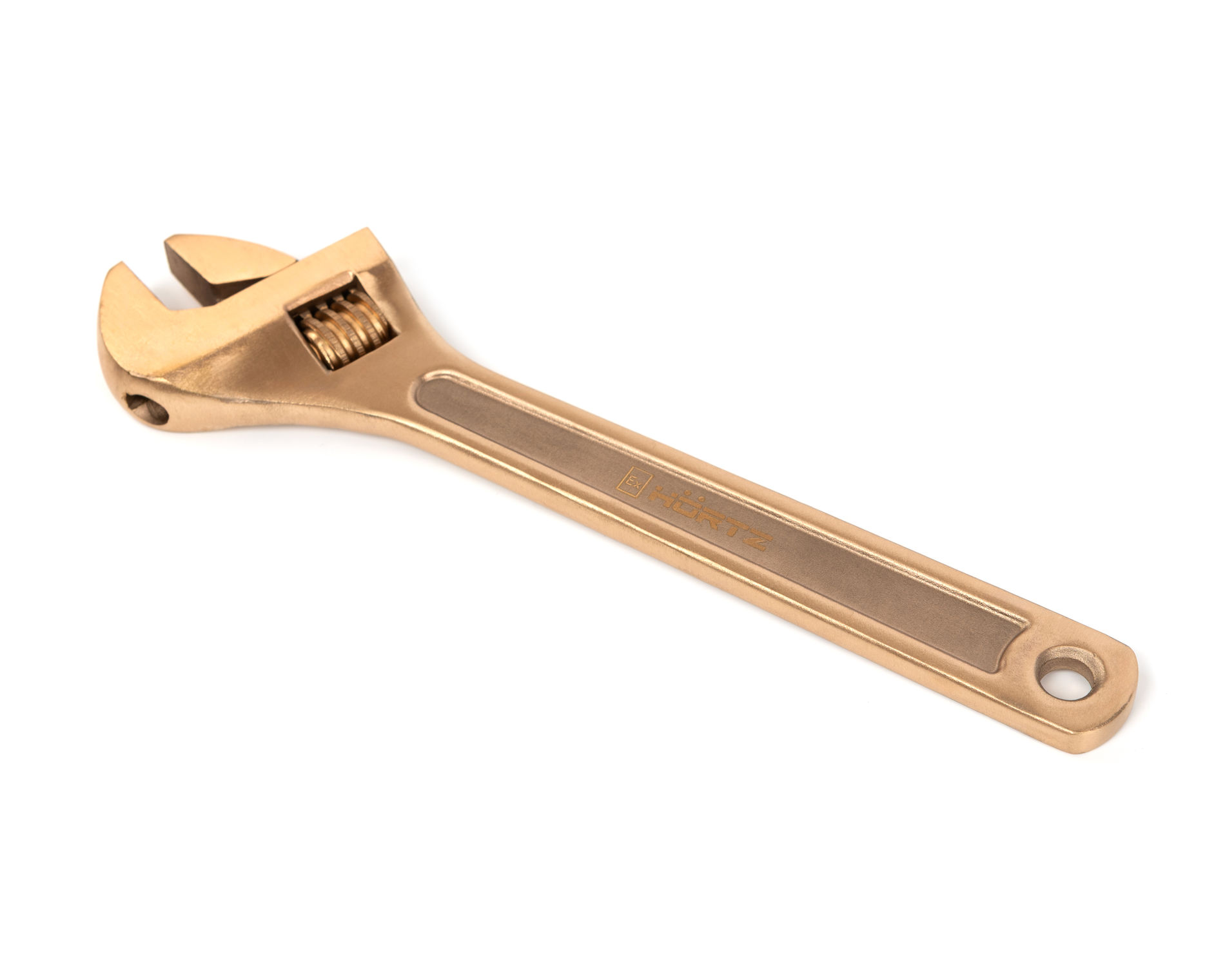 Ключ гаечный разводной шведский КР-30 искробезопасный сплав BeCu 125-1008, HORTZ