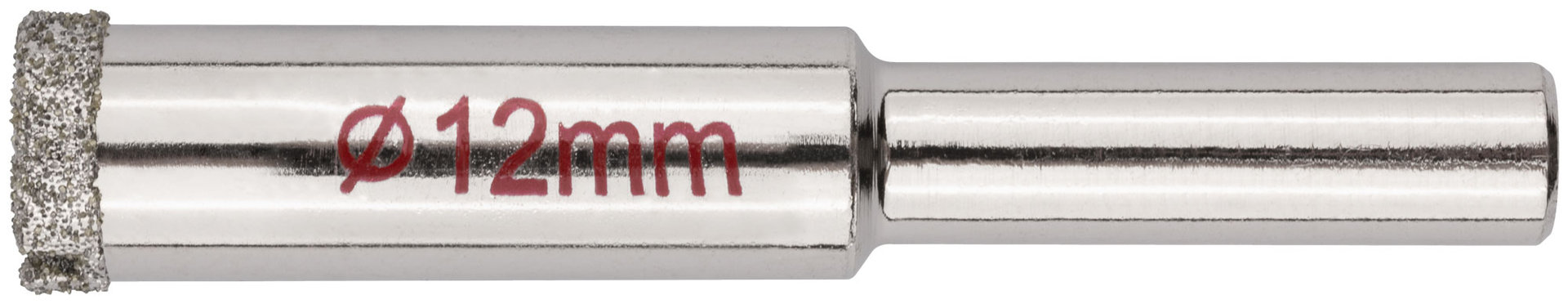 Коронка алмазная кольцевая для керамогранита / мрамора 12 мм (35496)