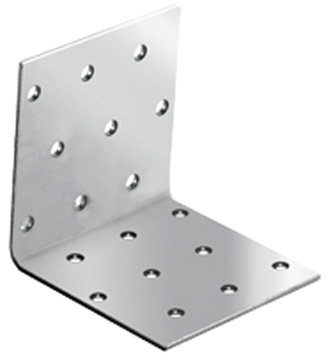 Крепежный уголок равносторонний KUR 40 х 40 х 100 х 2 (30035)